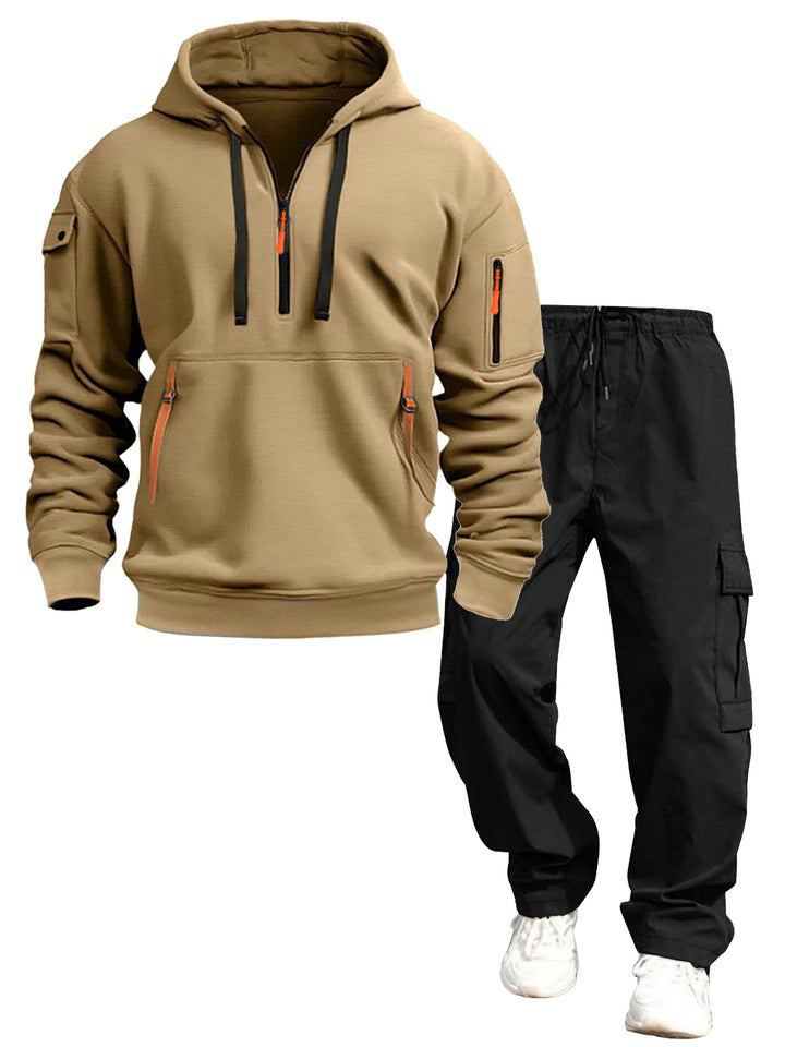 Herren lässiger Kapuzenpullover und Jogginghose Echo Archiv