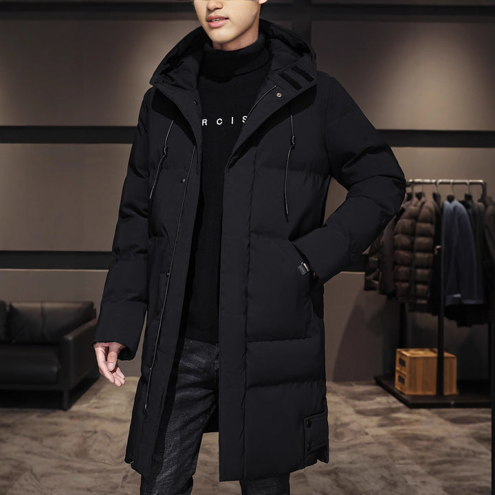 Herren Isolierter Langparka mit Kapuze, winddichter Hülle & Utility-Taschen Echoarchiv