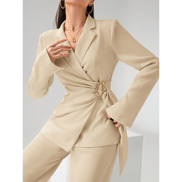 Damen Elegantes Blazer-Kostüm mit Taillengürtel Echo Archiv
