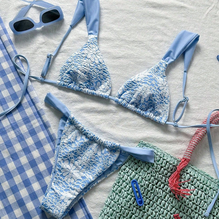 Damen Spitzen-Triangel-Bikini Echo Archiv
