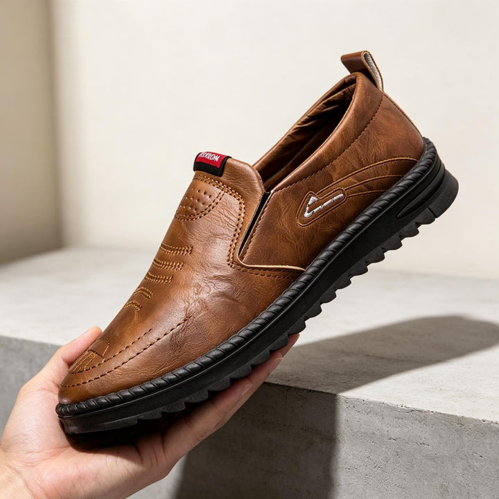 Herren Bequeme Slip-On Mokassins Echoarchiv