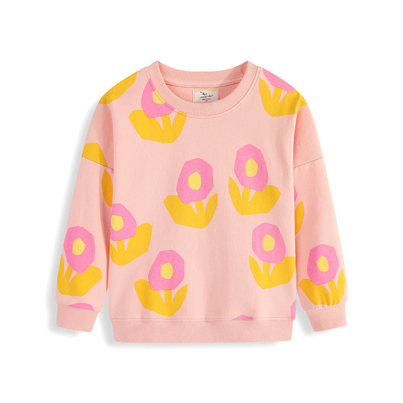 Mädchen Sweatshirt mit floralen Mustern Echo Archiv