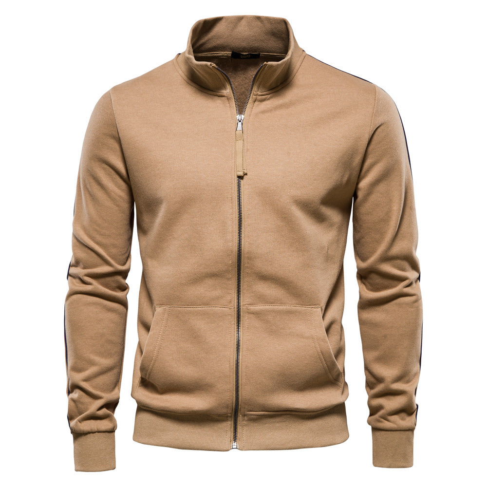 Herren SwEchoarchivtjacke mit hohem Kragen und durchgehendem Reißverschluss Echoarchiv