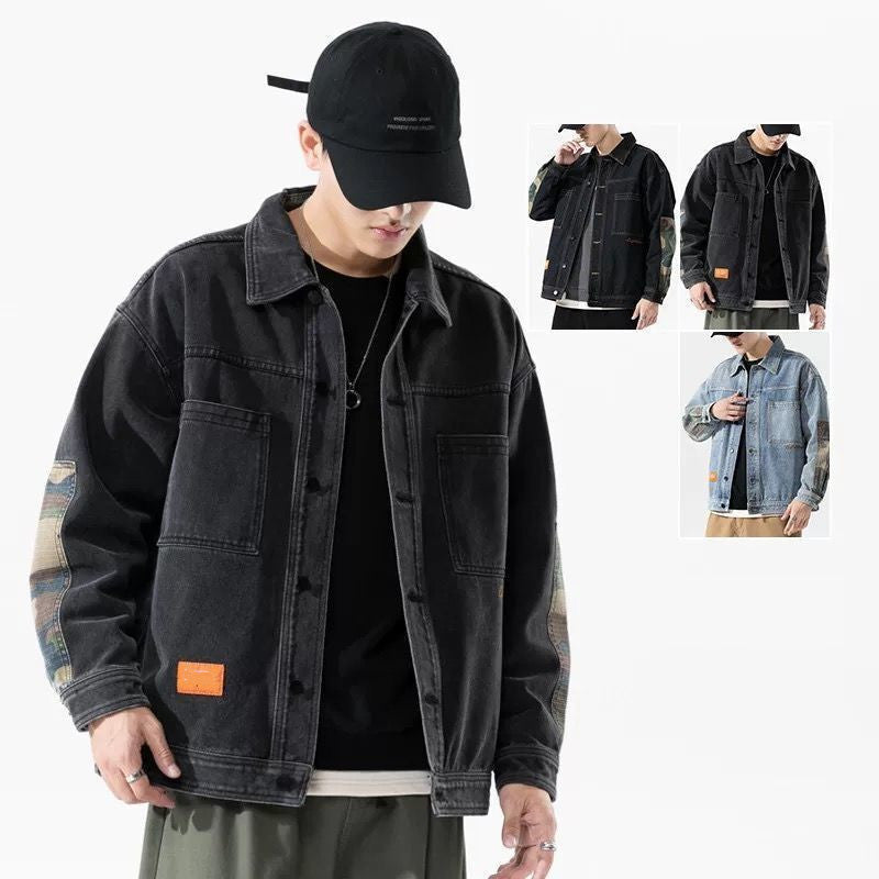 Herren Lässige Modern Denimjacke Echoarchiv