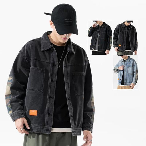 Herren Lässige Modern Denimjacke Echoarchiv