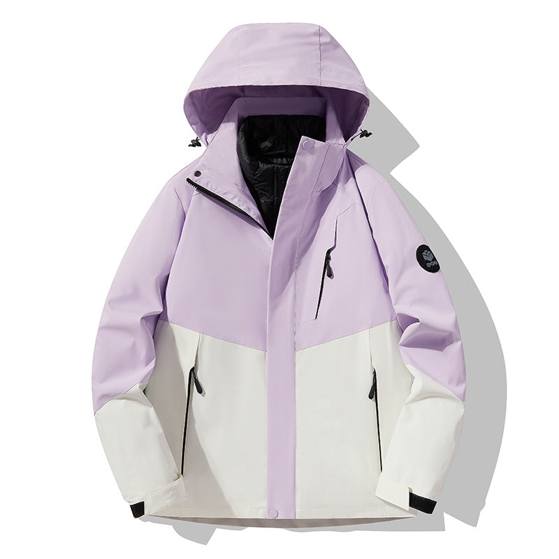Herren Dreifach kombinierbare Funktionsjacke mit abnehmbarer Steppweste Echoarchiv