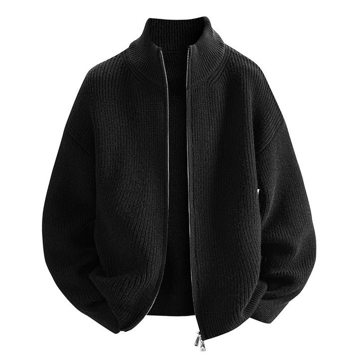 Herren Modische Strickjacke mit hohem Kragen Echoarchiv 1787964733