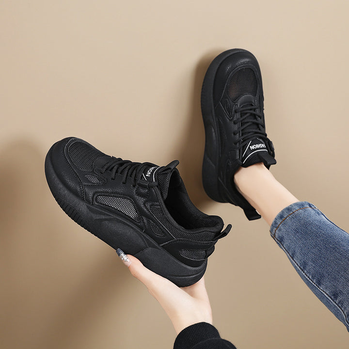 Damen sportive Plateausneaker mit luftdurchlässigem Netzgewebe und dämpfender ergonomischer Sohle Echo Archiv
