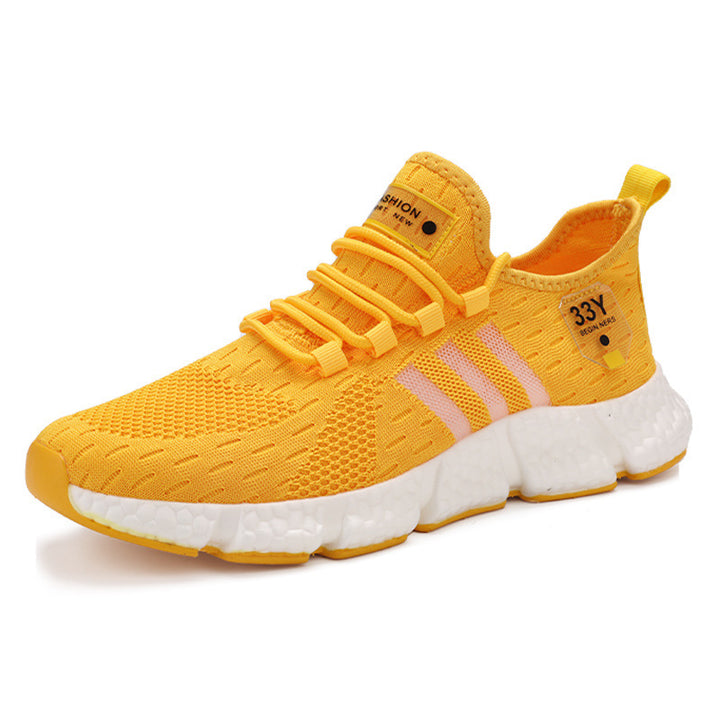Herren Atmungsaktive Strick-Sneaker mit dämpfender Schaumsohle und Stretch-Fersenlasche Echoarchiv