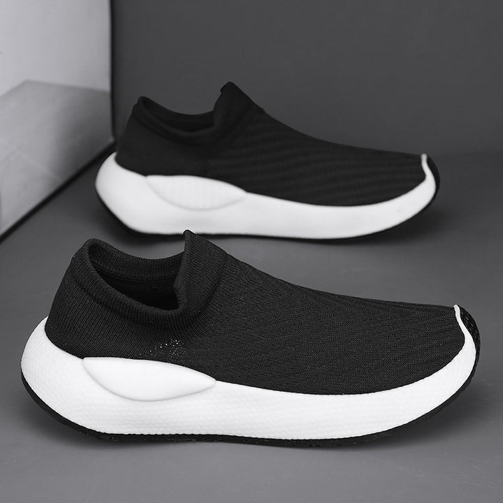 Unisex gestrickte Schlupfsneaker mit sockenähnlichem Schaft, gepolstertem Komfortfußbett und reaktiver EVA‑Zwischensohle – Norré