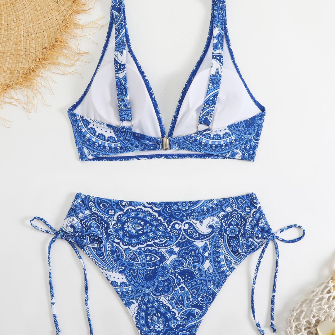 Damen Triangel-Bikini mit verspieltem Paisleymuster Echo Archiv