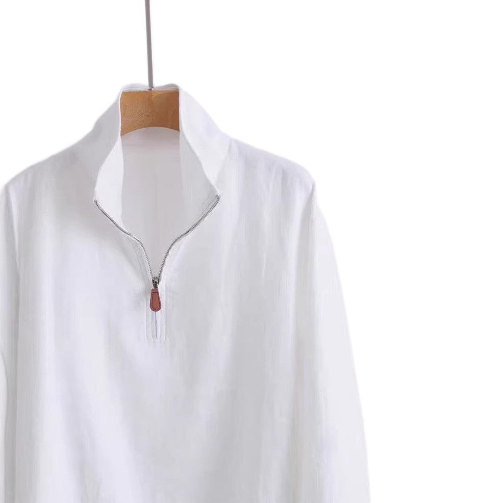 Unisex leichter Kurzzip-Anorak mit Stehkragen Echo Archiv