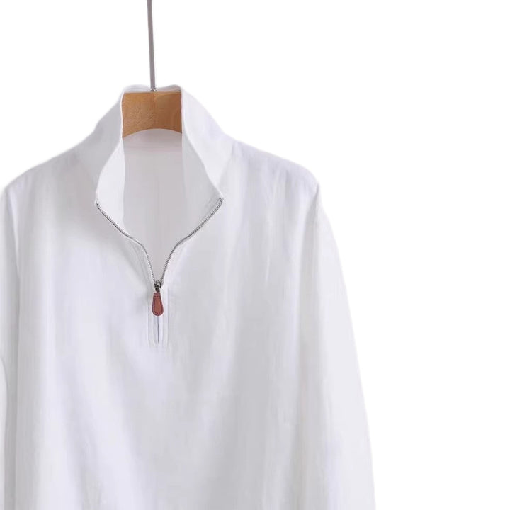 Unisex leichter Kurzzip-Anorak mit Stehkragen Echo Archiv