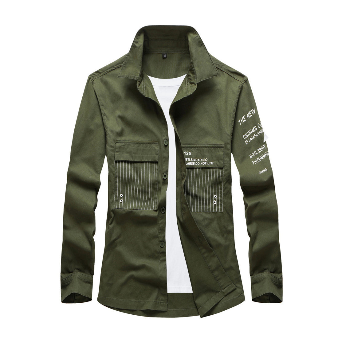 Herren Modische Utility-Hemdjacke Echo Archiv
