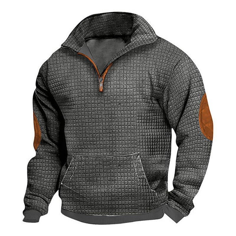 Herren sportlicher Kapuzenpullover mit strukturiertem Design und praktischen Taschen Echoarchiv