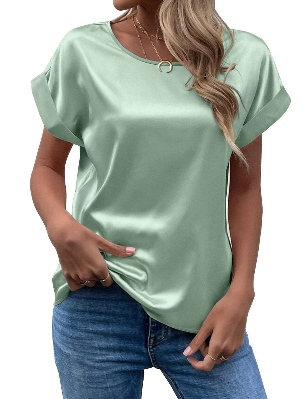 Damen Satin Bluse Echoarchiv