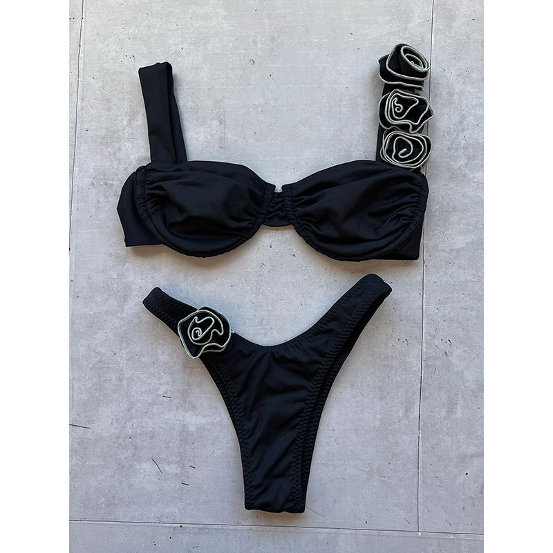 Damen Bikini mit floralen Applikationen Echo Archiv