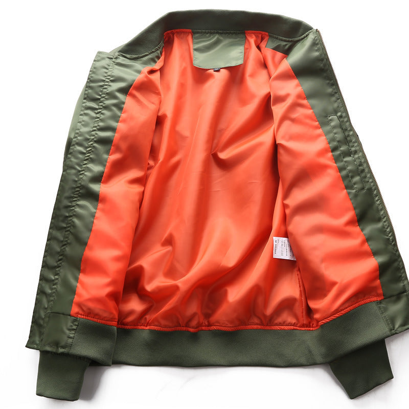 Herren nan klassische Bomberjacke aus wasserabweisendem Nylon mit gerippten Bündchen und Ärmeltasche Echo Archiv