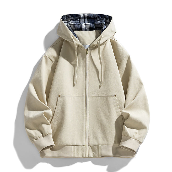 Herren Sportliche Kapuzenjacke mit Fleece-Futter Echo Archiv