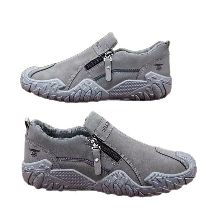 Herren Robuster Outdoor-Sneaker mit Reißverschluss und profiliertem Trail-Profil Echoarhiv