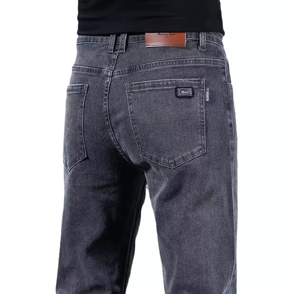 Herren modische Slim-Fit Jeans aus weichem Denim Echoarchiv