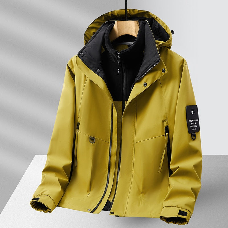 Unisex Fleecejacke mit hohem Kragen Echo Archiv