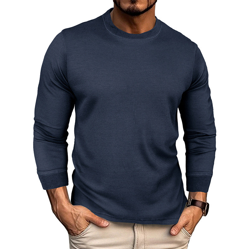 Herren Langarm T-Shirt mit strukturierter Oberfläche Echoarchiv