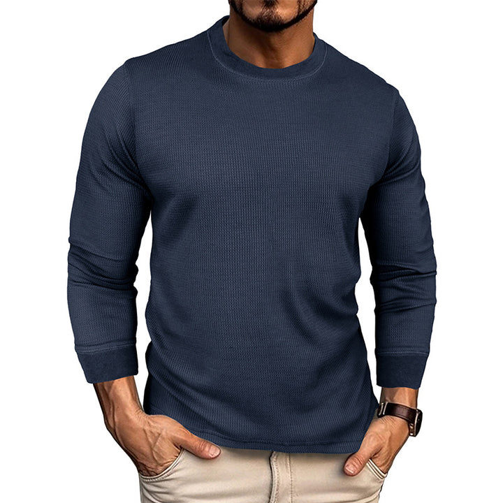 Herren Langarm T-Shirt mit strukturierter Oberfläche Echoarchiv