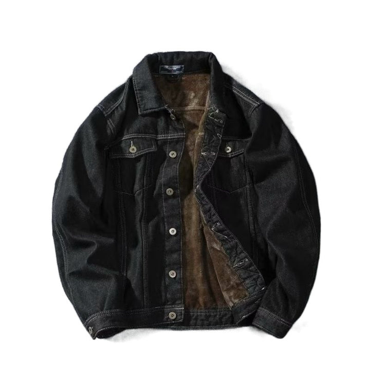 Herren Denim Jacke mit Futter – Denvaro