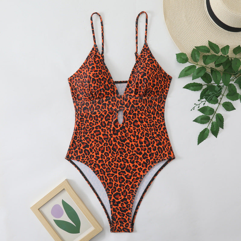 Damen Einteiliger Badeanzug im trendigen Animal-Print Echo Archiv
