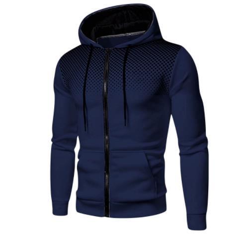 Herren Sportliche Kapuzenjacke mit durchgehendem Reißverschluss und praktischem Taschen Echoarchiv