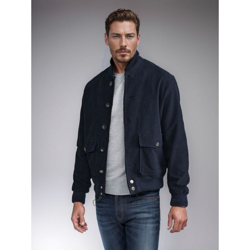 Herren modische Utility-Jacke mit praktischen Taschen Echoarchiv