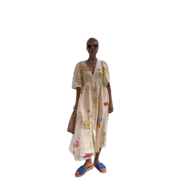 Damen Sommerkleid mit floralem Design Echo Archiv