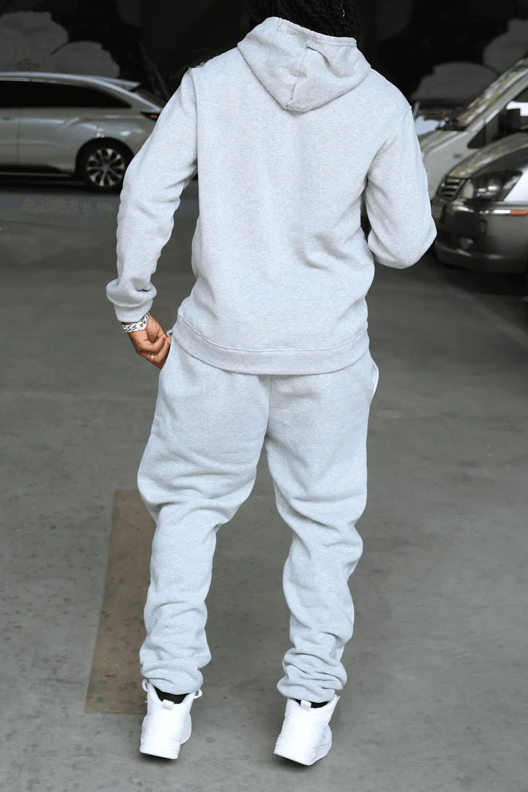 Herren Hoodie- und Jogginghose-Set mit stilvollem Grafikdruck Echoarchiv