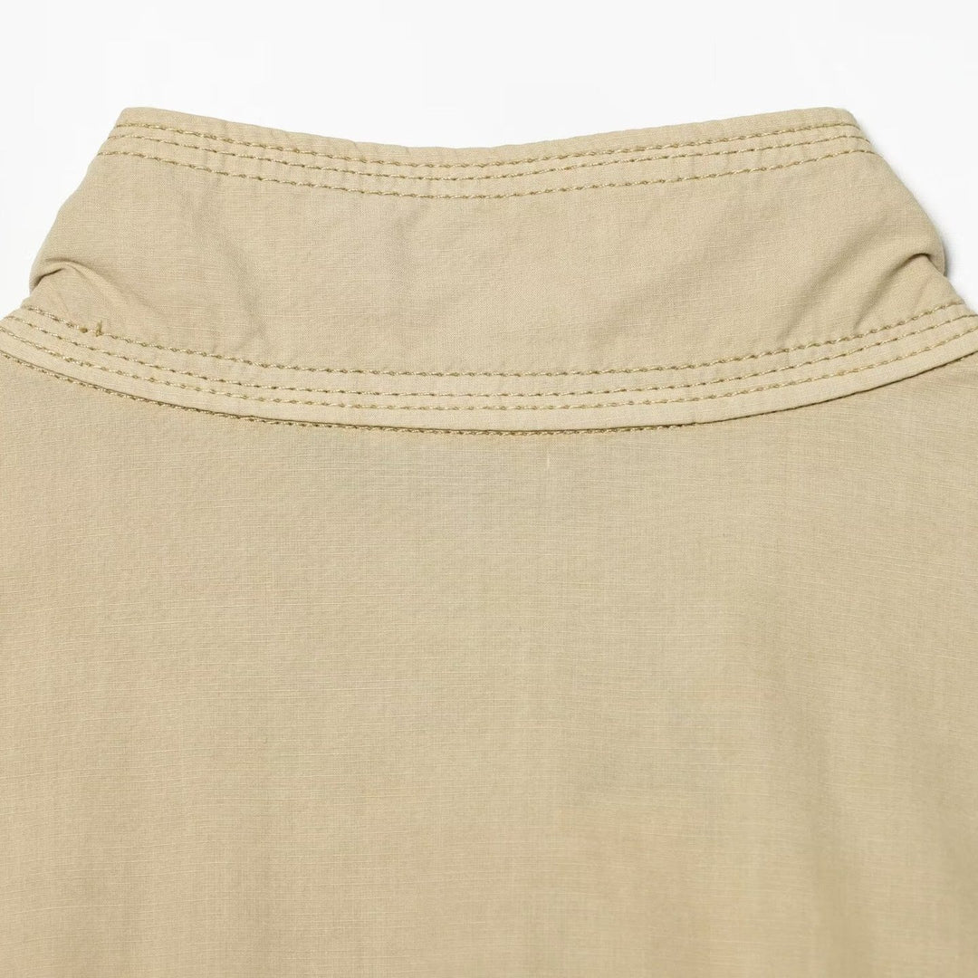 Damen Cropped Bomberjacke mit Stehkragen, Druckknopfleiste und gerafften Ärmeln Echo Archiv
