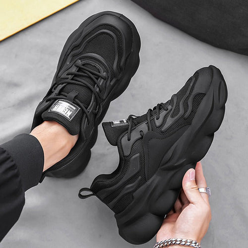 Damen Sportliche Chunky Sneakers mit dämpfender Sohle und atmungsaktiver Textiloberfläche Echo Archiv