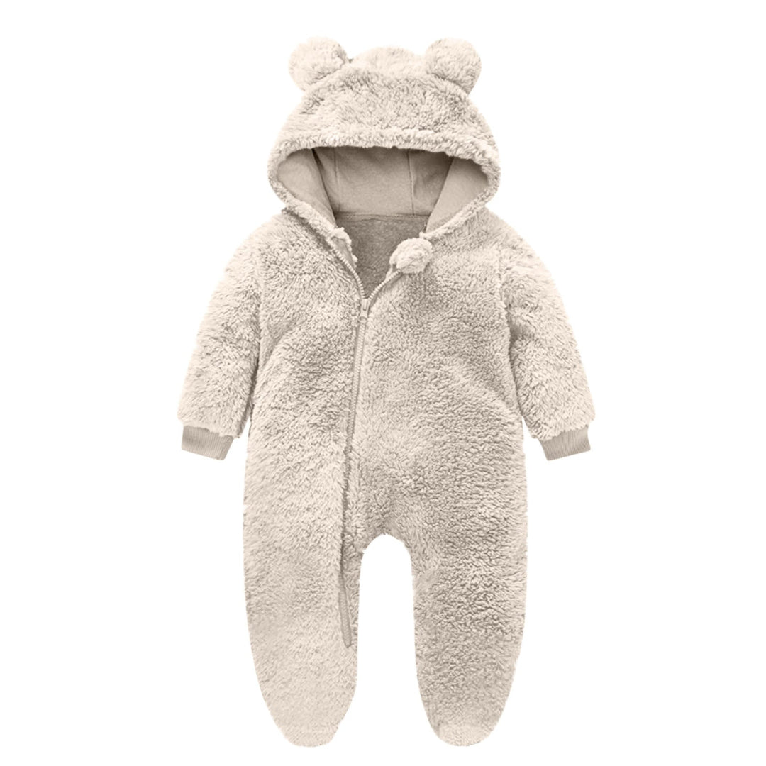 Kleinkind Fleece Overall mit Bärenohren – Montévia