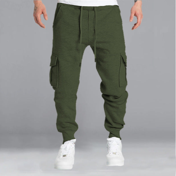 Herren stylische Cargo-Hose mit elastischem Bund und praktischen Seitentaschen Echoarchiv