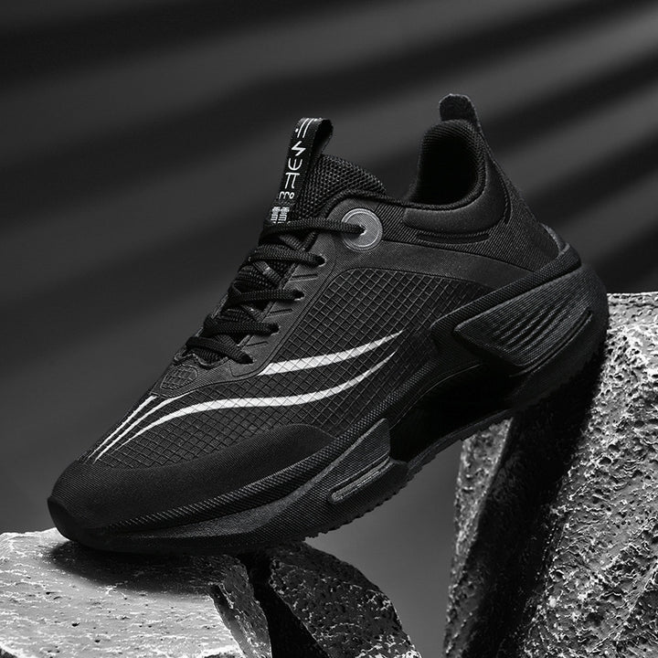 Unisex atmungsaktive Mesh-Runner mit gitterstruktur, stabilisierendem Mittelkeil und geteiltem Stabilisator – Norré