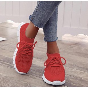 Damen atmungsaktiver Strick-Sneaker mit flexibler Segmentsohle und Komfortfußbett Echo Archiv