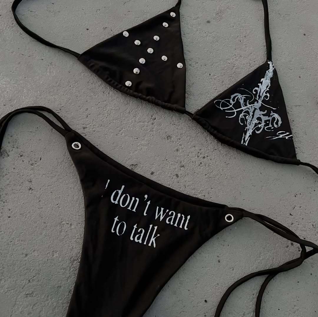 Damen Triangel-Bikini mit auffälligen Details Echo Archiv