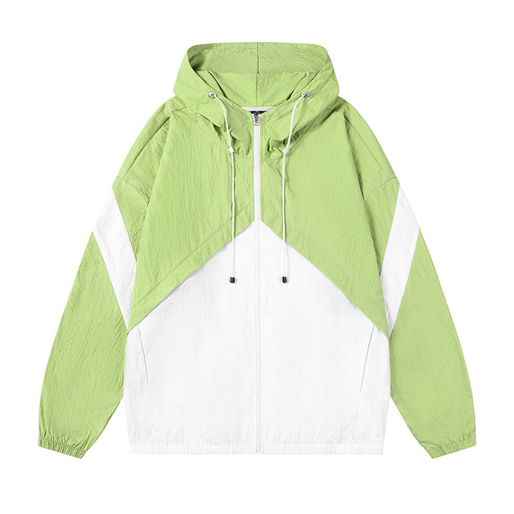 Herren sportliche Windjacke mit verstellbarem Kapuzensystem und reflektierenden Details Echoarchiv