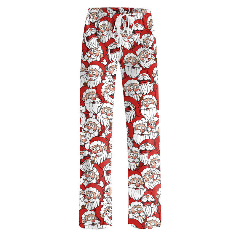 Damen Gemusterte Weihnachts-Jogginghose Echoarchiv