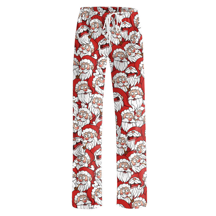 Damen Gemusterte Weihnachts-Jogginghose Echoarchiv