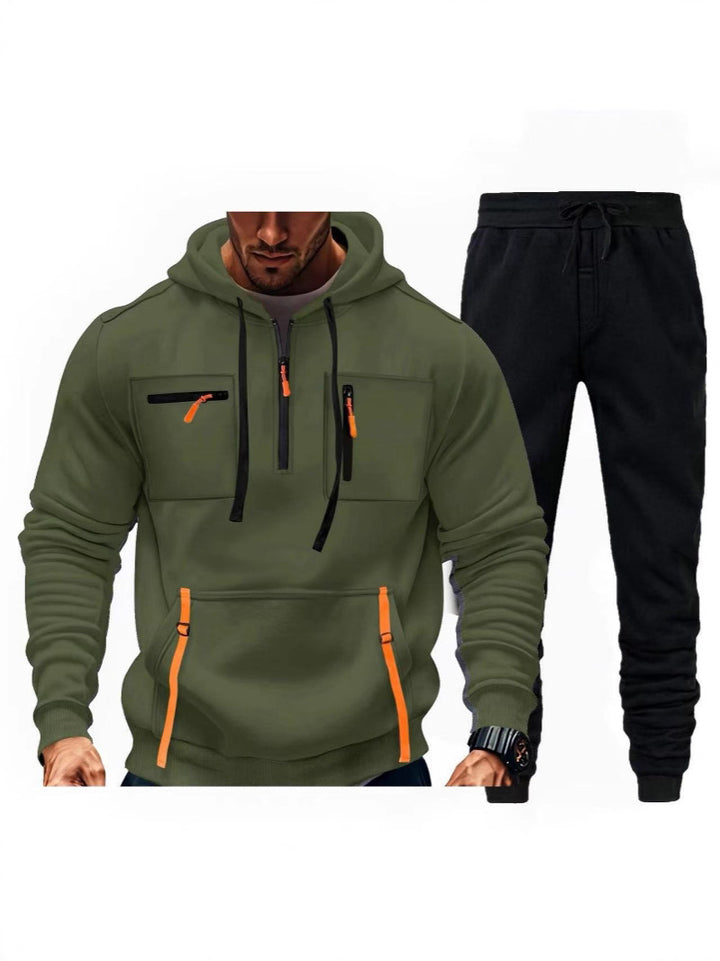 Herren multifunktionaler Kapuzenpullover und Jogginghose Kombination Echoarchiv