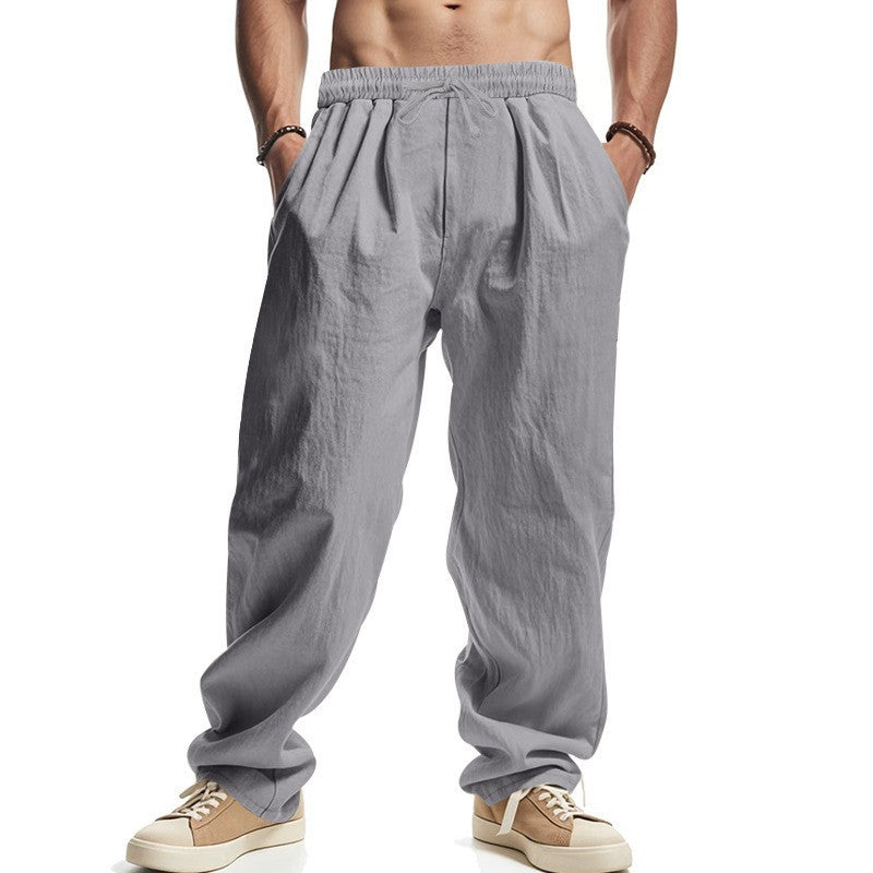 Herren Luftige Freizeithose mit elastischem Bund und Taschen Echoarchiv