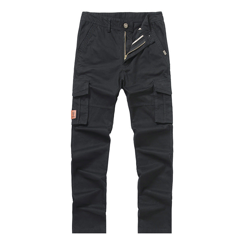 Herren Cargohose im Slim-Straight Schnitt mit Mehrfach‑Taschen und verstärkten Knien Echoarchiv