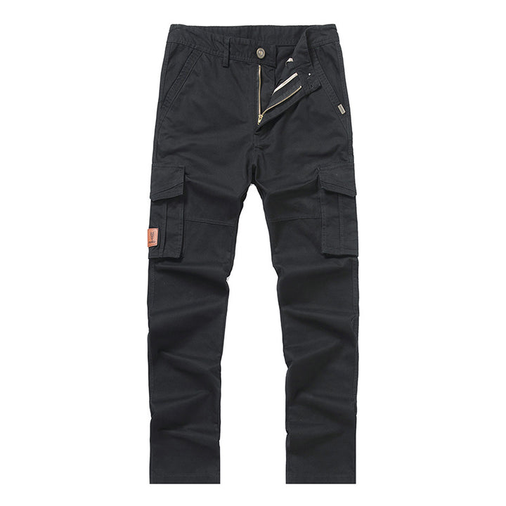 Herren Cargohose im Slim-Straight Schnitt mit Mehrfach‑Taschen und verstärkten Knien Echoarchiv