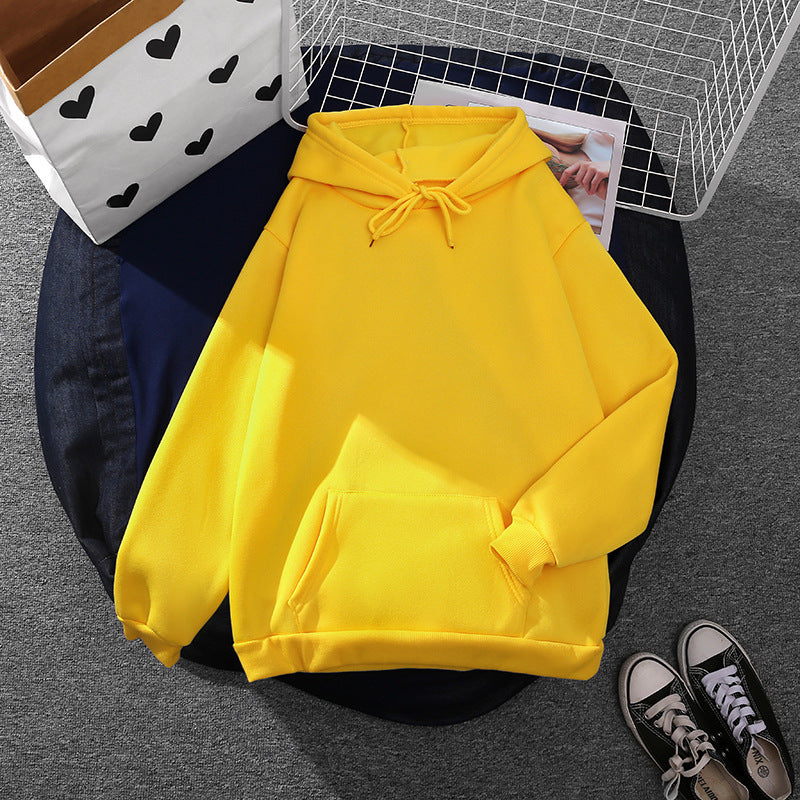 Unisex weicher Oversize-Kapuzenpullover mit hohem Kapuzenkragen und Kängurutasche – Auréline