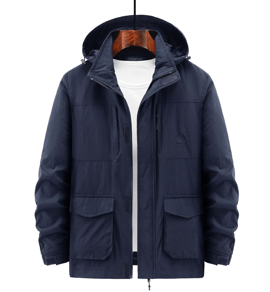 Herren Robuste Wetterjacke mit praktischen Taschen Echo Archiv
